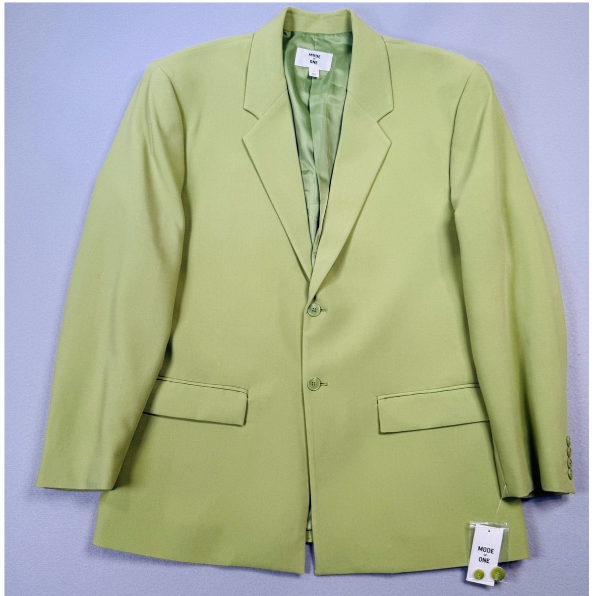 Mode Of One Men's Relaxed-Fit Suit Blazer, Epsom Green Large $139